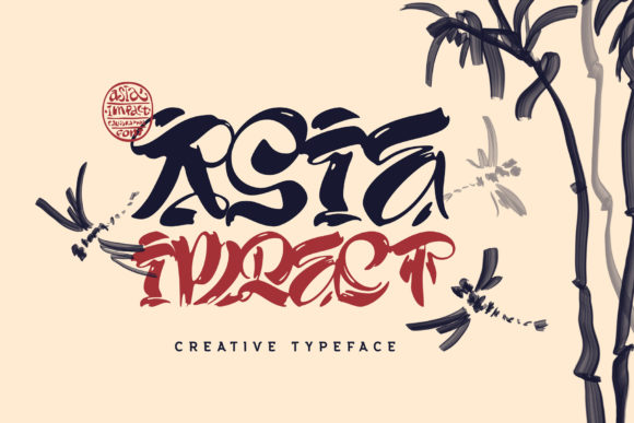 Asia Impact: A Stylish Display Font for Modern Branding