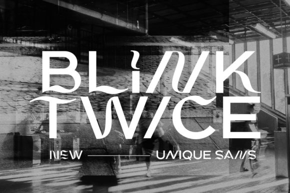 Blink Twice: A Modern Font for Polished Branding