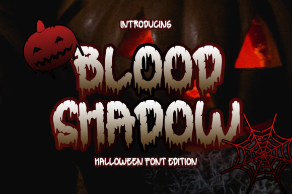 Blood Shadow Font for Editorial Design