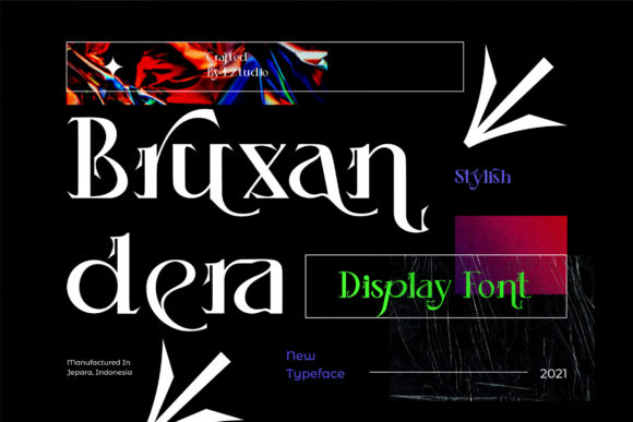 Bruxandera: A Chic Display Font for Editorial Elegance