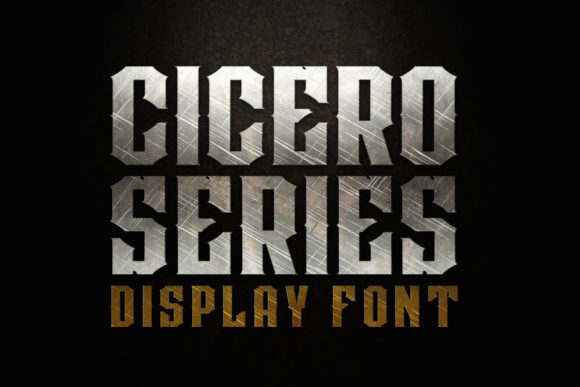 Cicero Display Font for Handmade Creations