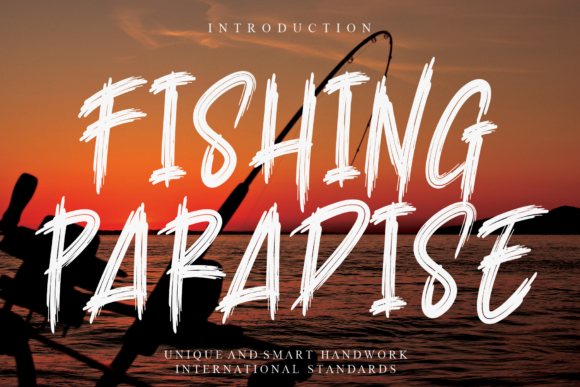 Fishing Paradise: A Cool Display Font for Modern Branding