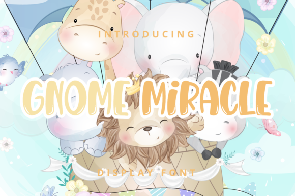 Gnome Miracle: A Friendly Display Font for Editorial Design