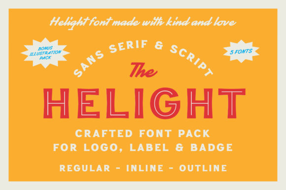 Helight Font for Modern Web Design