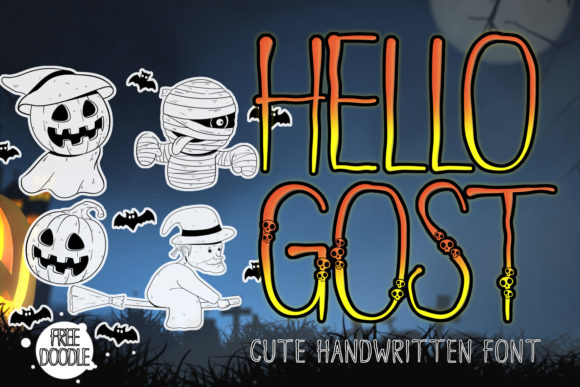 Hello Gost: A Creepy Cool Display Font for Web Design