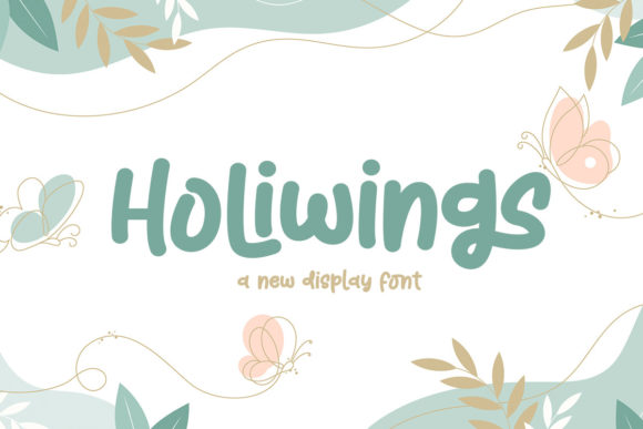 Holiwings: A Playful Font for Polished Branding