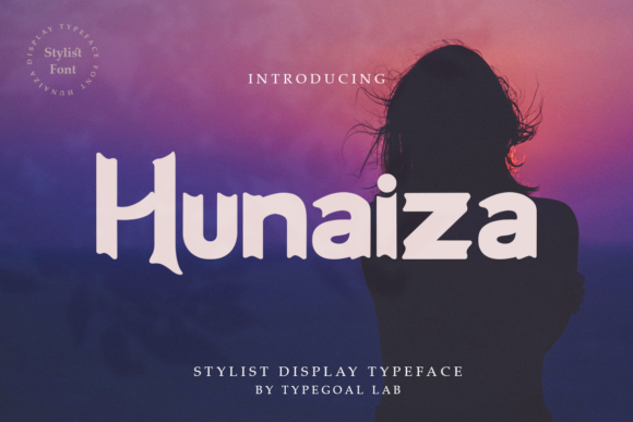 Hunaiza Display Font for Web Design