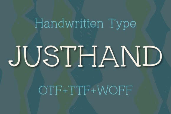Justhand: A Clean Display Font for Modern Branding