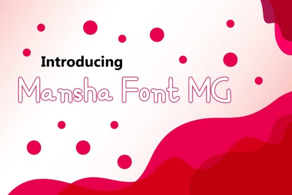 Mansha MG Display Font for Web Design
