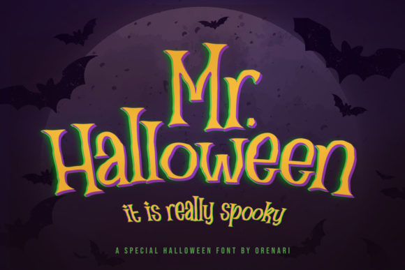 Mr Halloween Font Review for Branding and Design