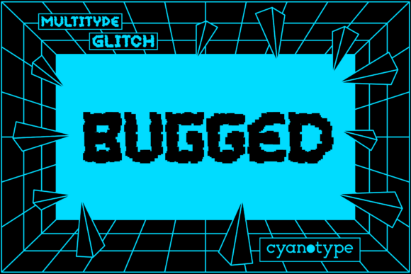 MultiType Glitch Bugged: A Trendy Font for Branding