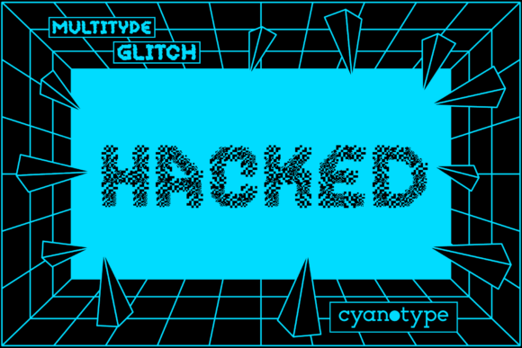 MultiType Glitch Hacked: A Pixelated Font for Modern Web Design
