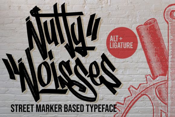 Nutty Noisses Font for Bold Editorial Design