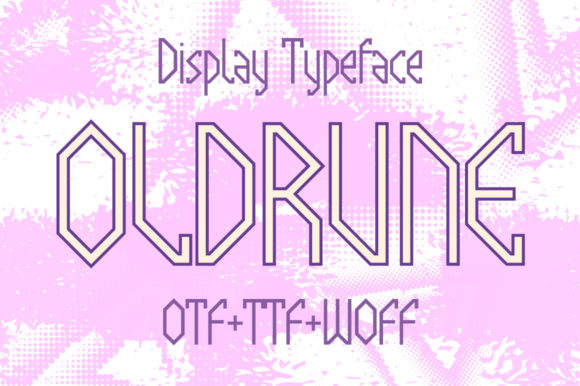 Oldrune: A Bold, Futuristic Display Font for Modern Branding
