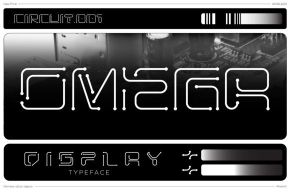 Omega Display Font for Handmade and Commercial Projects