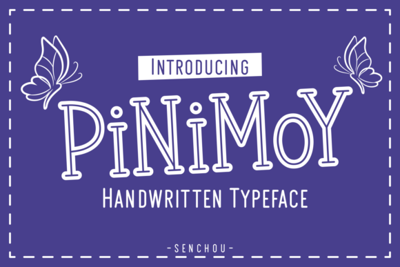 Pinimoy: A Modern Display Font for Editorial Design