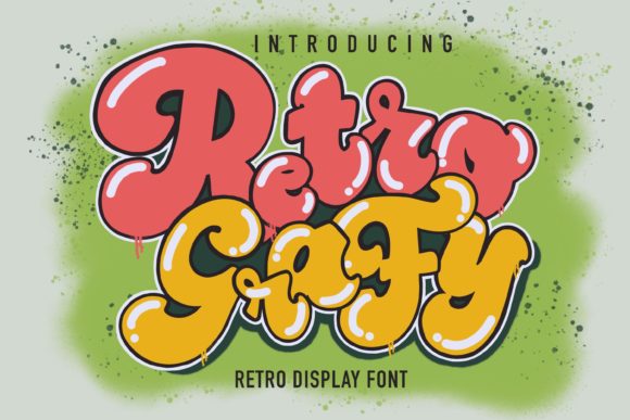 Retro Grafy: A Playful Display Font for Modern Web Design
