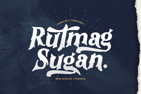 Rutmag Sugan: A Modern Display Font for Bold Campaigns