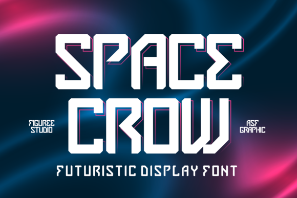 Space Crow: A Robotic Display Font for Bold Campaigns