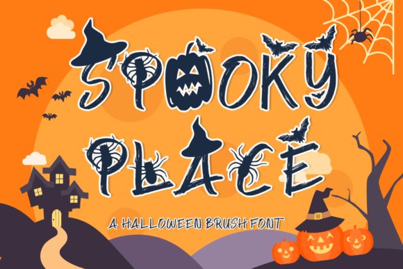 Spooky Place Font for Web Design