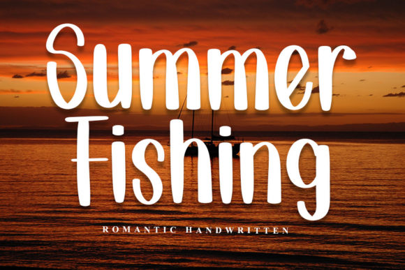 Summer Fishing Font Review for Design Projects