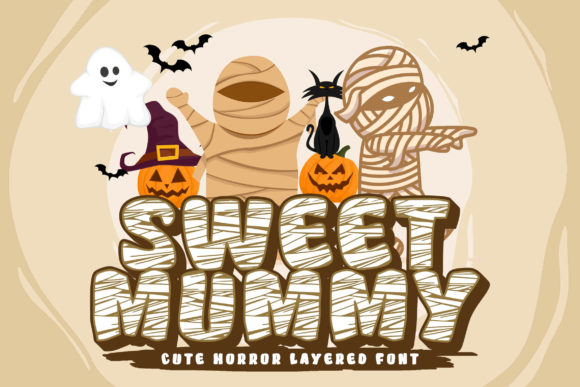 Sweet Mummy Horror Font for Web Design