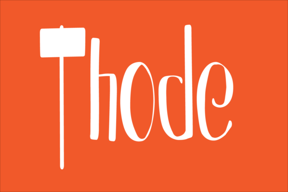 Thode Font for Modern Web Design